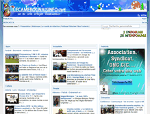 Tablet Screenshot of lecamerounaisinfo.com